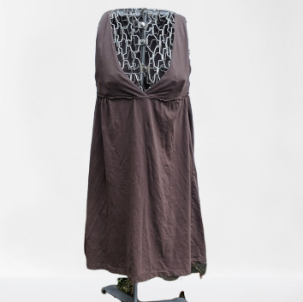 Urban behavior Brown sleeveless dress